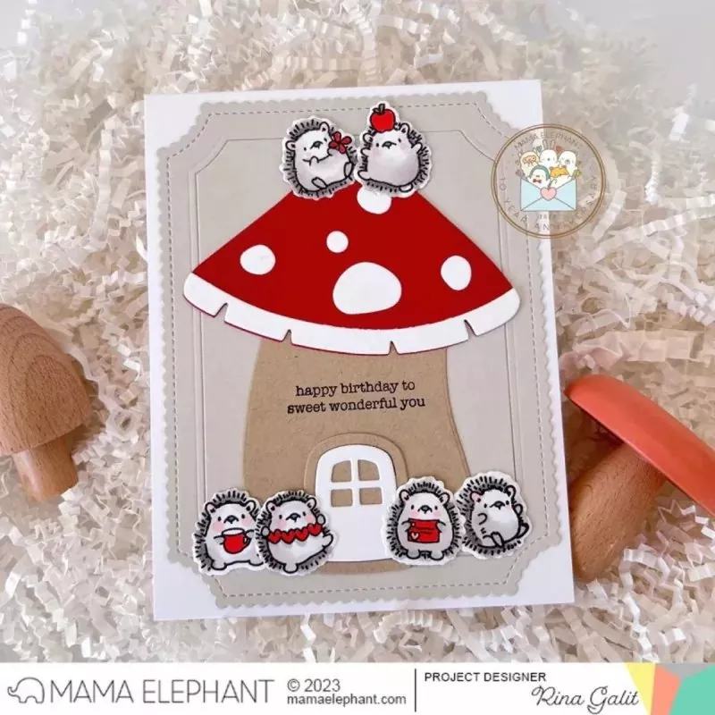 Little Hedgehog Agenda Mama Elephant Stamp & Die Bundle 2