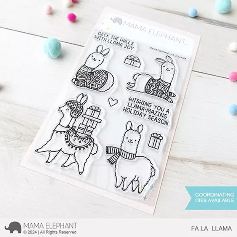 Fa La Llama Clear Stamps Stempel Mama Elephant