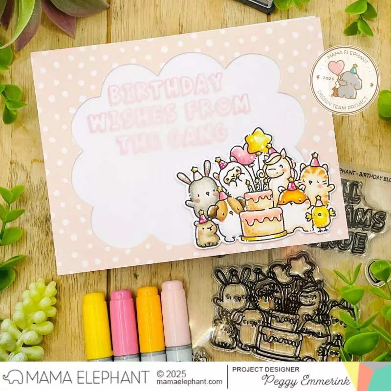 Birthday Block Set Stanzen Creative Cuts Mama Elephant 1