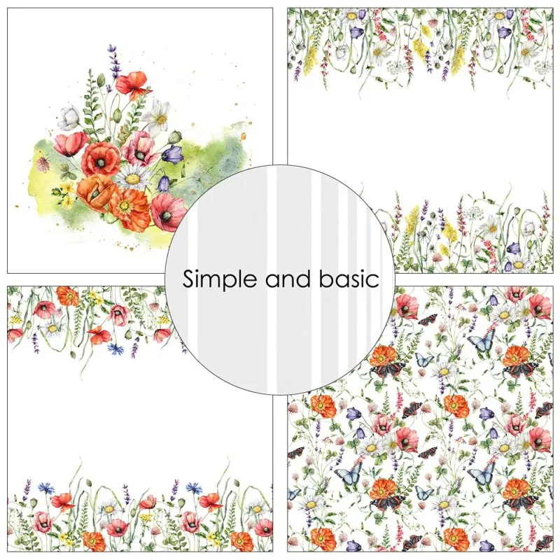 Simple and Basic Summer Meadow 6x6 inch Paper Pack 2