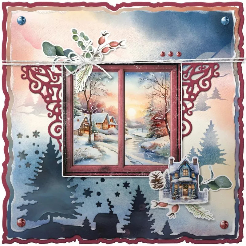 Studio Light Dreamy Christmas - Essentials #202 A5 inch Die-Cut Paper Pad 2