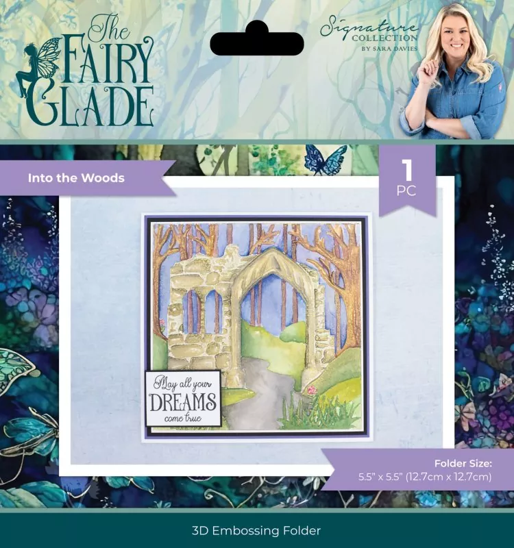 Into the Woods Fairy Glade 3D prägeschablone crafters companion