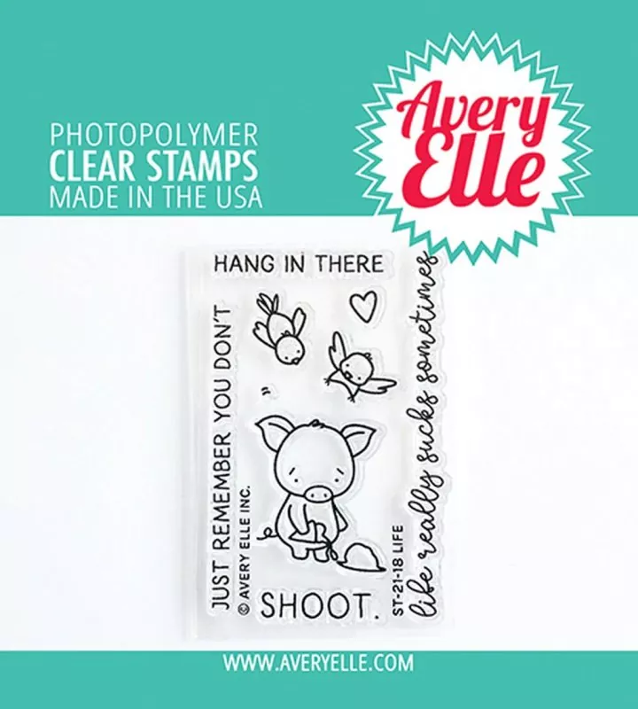 Life avery elle clear stamps