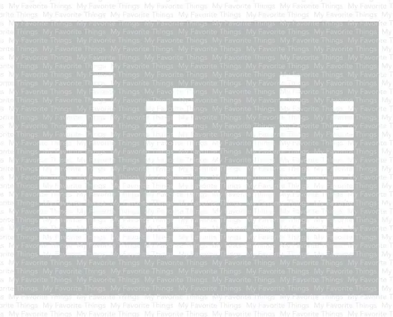 Equalizer Stencil Schablone My Favorite Things