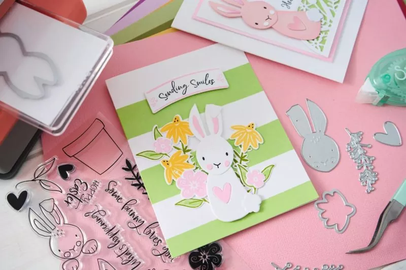 Bunny Bits & Blooms Sizzix & Catherine Pooler Stempel 3