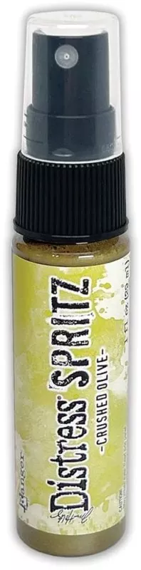 Distress Spritz tim holtz ranger Crushed Olive