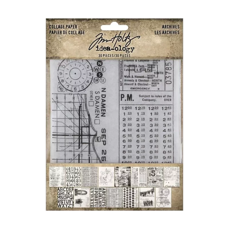 Collage Paper Archives Idea-ology Tim Holtz