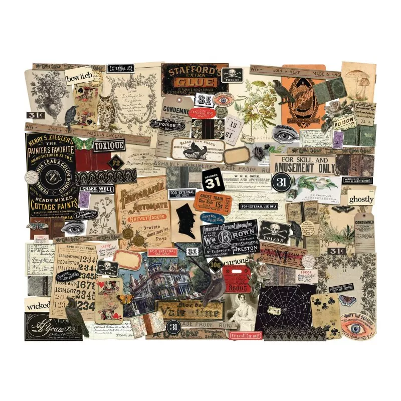 Halloween Ephemera Pack Idea-ology Tim Holtz 1