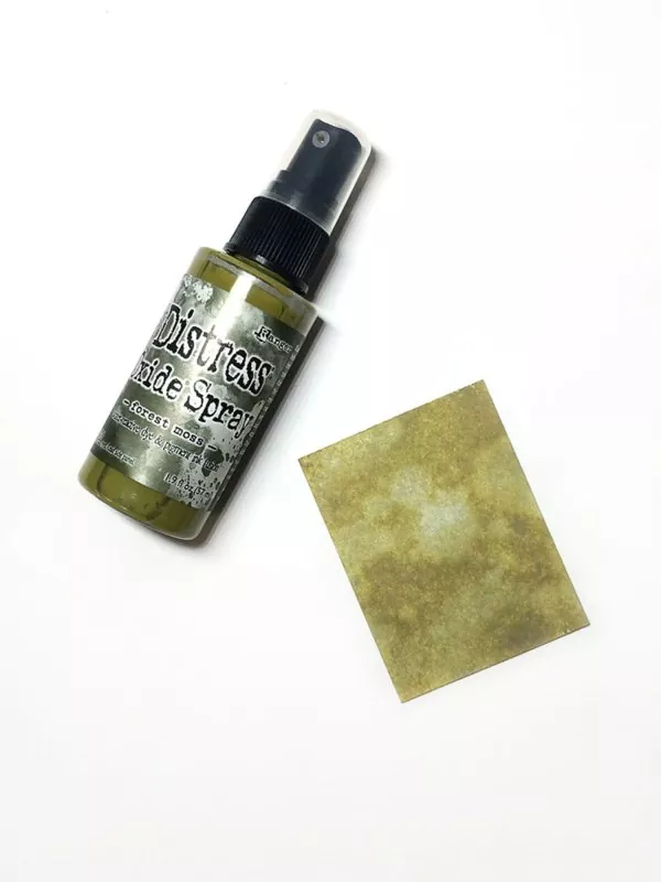 Forest Moss ranger distress oxide spray tim holtz 1