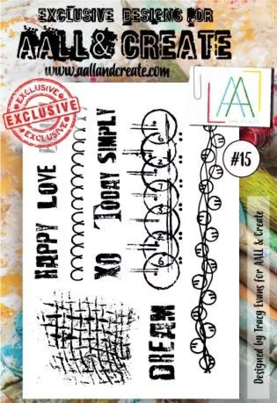 aall create clear stamp 15