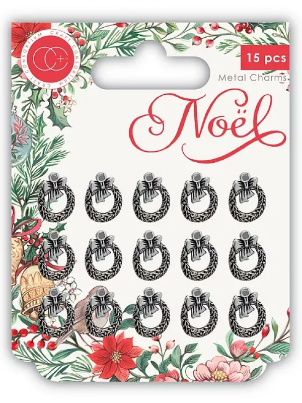 Craft Smith Noel Wreath Charms metal charms