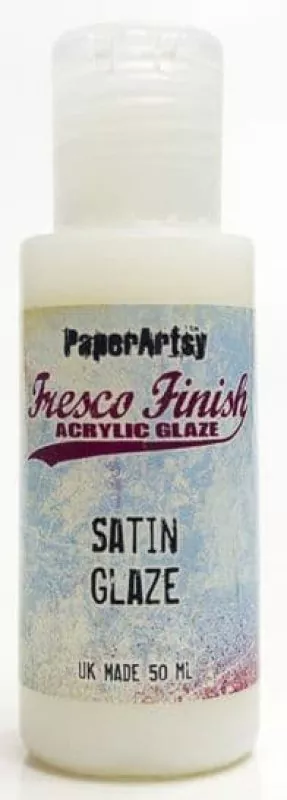 paperartsy fresco finish acrylic glaze Satin Glaze