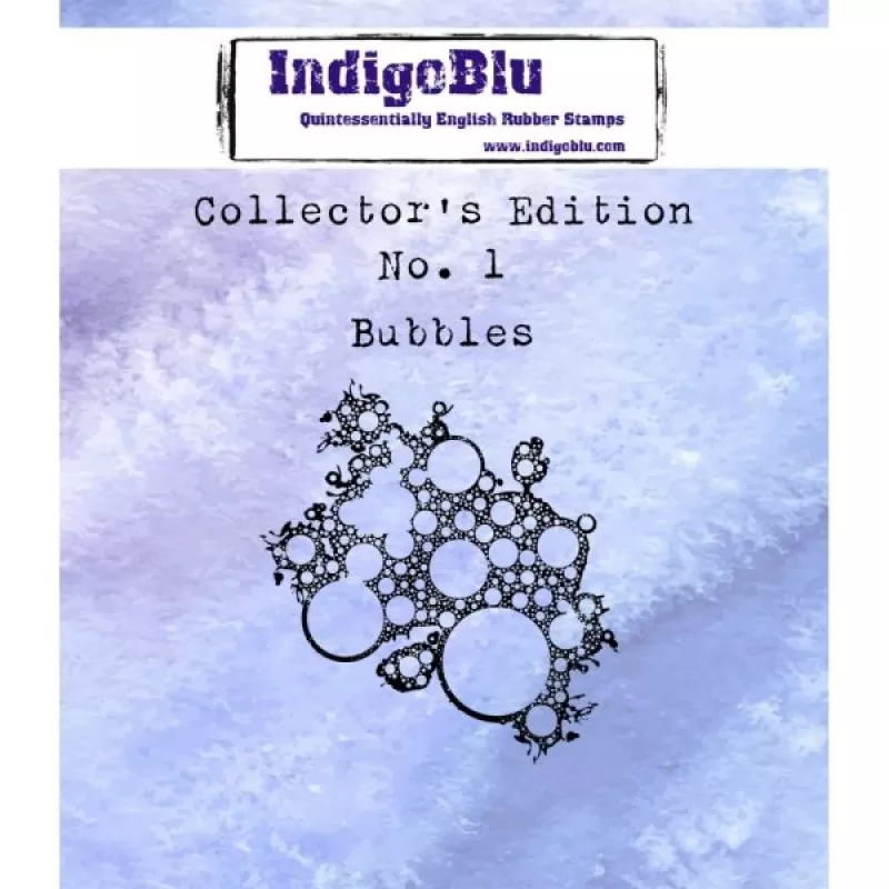 ind0329 indigoblu rubber stamps collectors edition 1 bubbles
