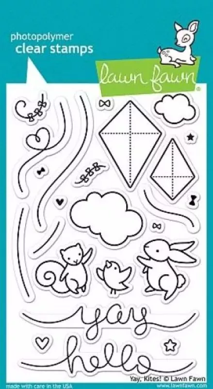 Yay, Kites! Stempel Lawn Fawn