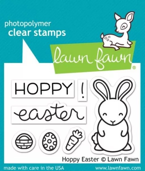 lf1319 hoppy easter clear stamps Lawn Fawn