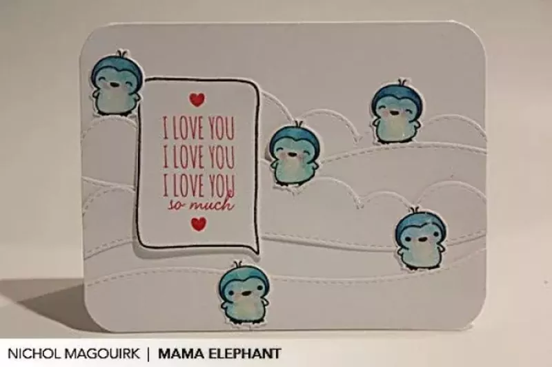 Love Quotes Mama Elephant Stamp & Die Bundle 5