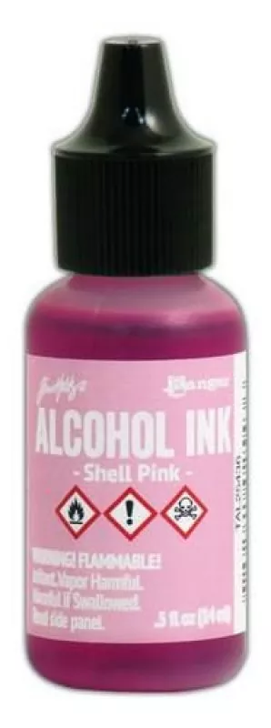 ranger alcohol ink 15 ml shell pink tal25436 tim holtz