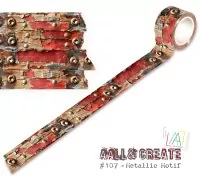 Metallic Motif - Washi Tape - AALL & Create - #107