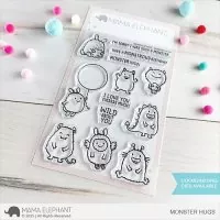 Monster Hugs Clear Stamps Stempel Mama Elephant