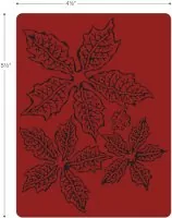 Tim Holtz Embossing Folder - Tattered Poinsettia - Sizzix