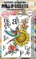 AALL & Create - Sunflower Hummingbird - Clear Stamps #1146