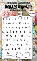 AALL & Create - Bits Of Alpha - Clear Stamps #1247