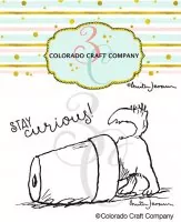 Stay Curious Mini Clear Stamps Colorado Craft Company by Anita Jeram