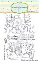 Family Love Clear Stamps Colorado Craft Company by Anita Jeram