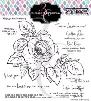 Smell the Roses Clear Stamps Colorado Craft Company by Big & Bold