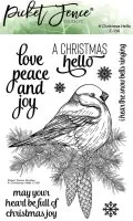 A Christmas Hello clear stamps picket fence studios