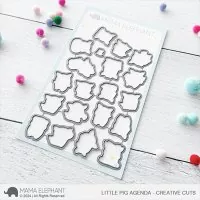 Little Pig Agenda - Creative Cuts - Stanzen - Mama Elephant