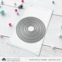 Plain Circle Frames - Creative Cuts - Stanzen - Mama Elephant