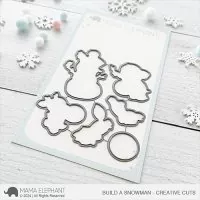 Build A Snowman Stanzen Creative Cuts Mama Elephant