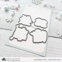 December Duo - Creative Cuts - Stanzen - Mama Elephant