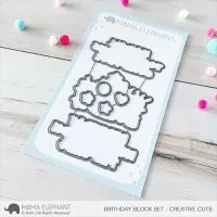 Birthday Block Set - Creative Cuts - Stanzen - Mama Elephant