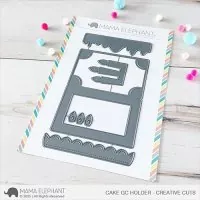 Cake GC (Gift Card) Holder - Creative Cuts - Stanzen - Mama Elephant