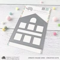 Ornate Grid House - Creative Cuts - Mama Elephant
