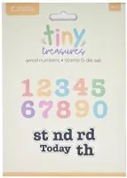 Tiny Treasures - Small Numbers stempel und stanzen set crafters companion