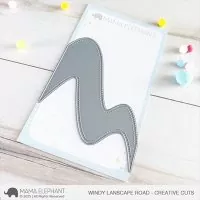 Windy Landscape Road - Creative Cuts - Stanzen - Mama Elephant