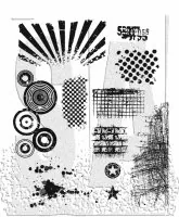 Bitty Grunge Tim Holtz Gummistempel Stamper Anonymous