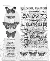 Papillon - Rubber Stamps - Tim Holtz - Stampers Anonymous