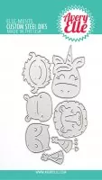 Peek-A-Boo Birthday Tag Toppers - Elle-ments - Stanzen - Avery Elle