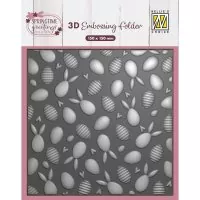 Bunnies and Eggs 3D Embossing Folder von Nellie's Choice