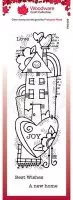 Rainbow House Clear Stamps Woodware Craft Collection