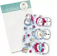 Snowman Friends - BUNDLE Stempel + Stanzen - Gerda Steiner Designs