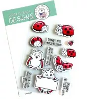 Ladybugs - BUNDLE Stempel + Stanzen - Gerda Steiner Designs