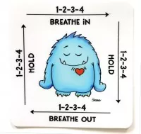 Breathing Square Sticker - Gerda Steiner Designs