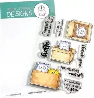 Cats and Boxes - BUNDLE Stempel + Stanzen - Gerda Steiner Designs