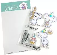 Cupcake Mice BUNDLE Stempel + Stanzen Gerda Steiner Designs