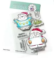 Happy Holidays - BUNDLE Stempel + Stanzen - Gerda Steiner Designs